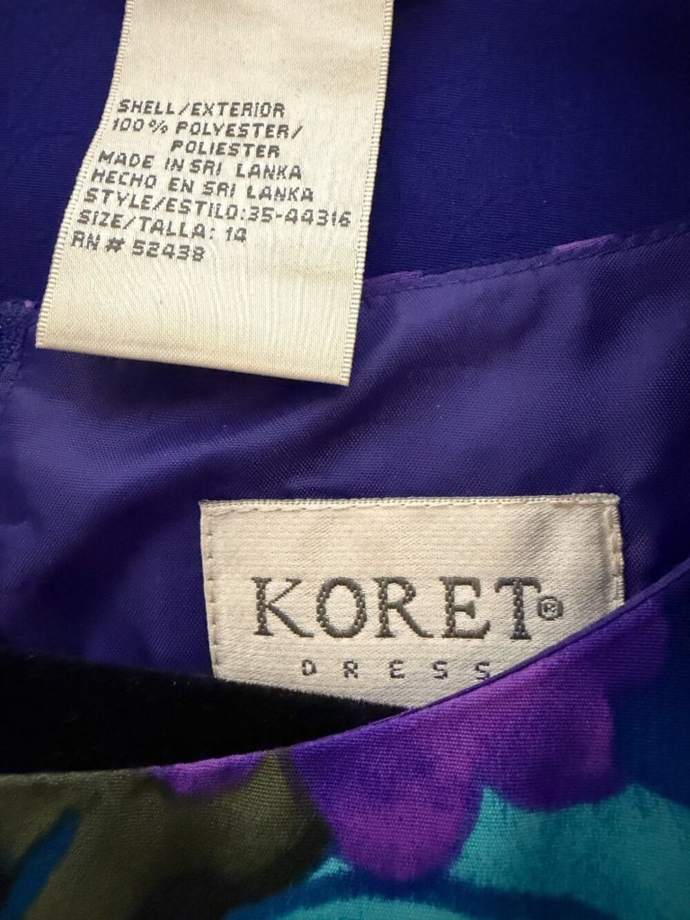 Dress, Koret Brand, Dress with Coat - Picture 3 of 6